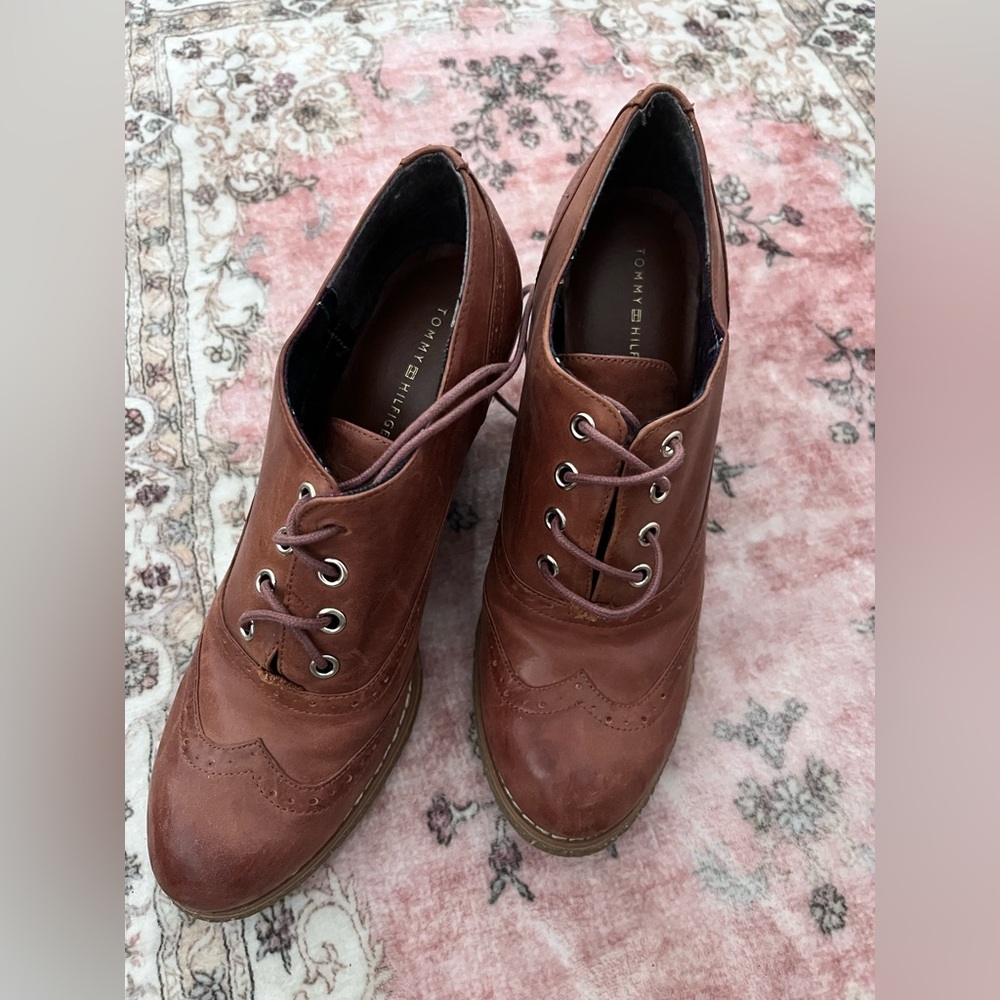 Tommy Hilfiger Brown Wedge